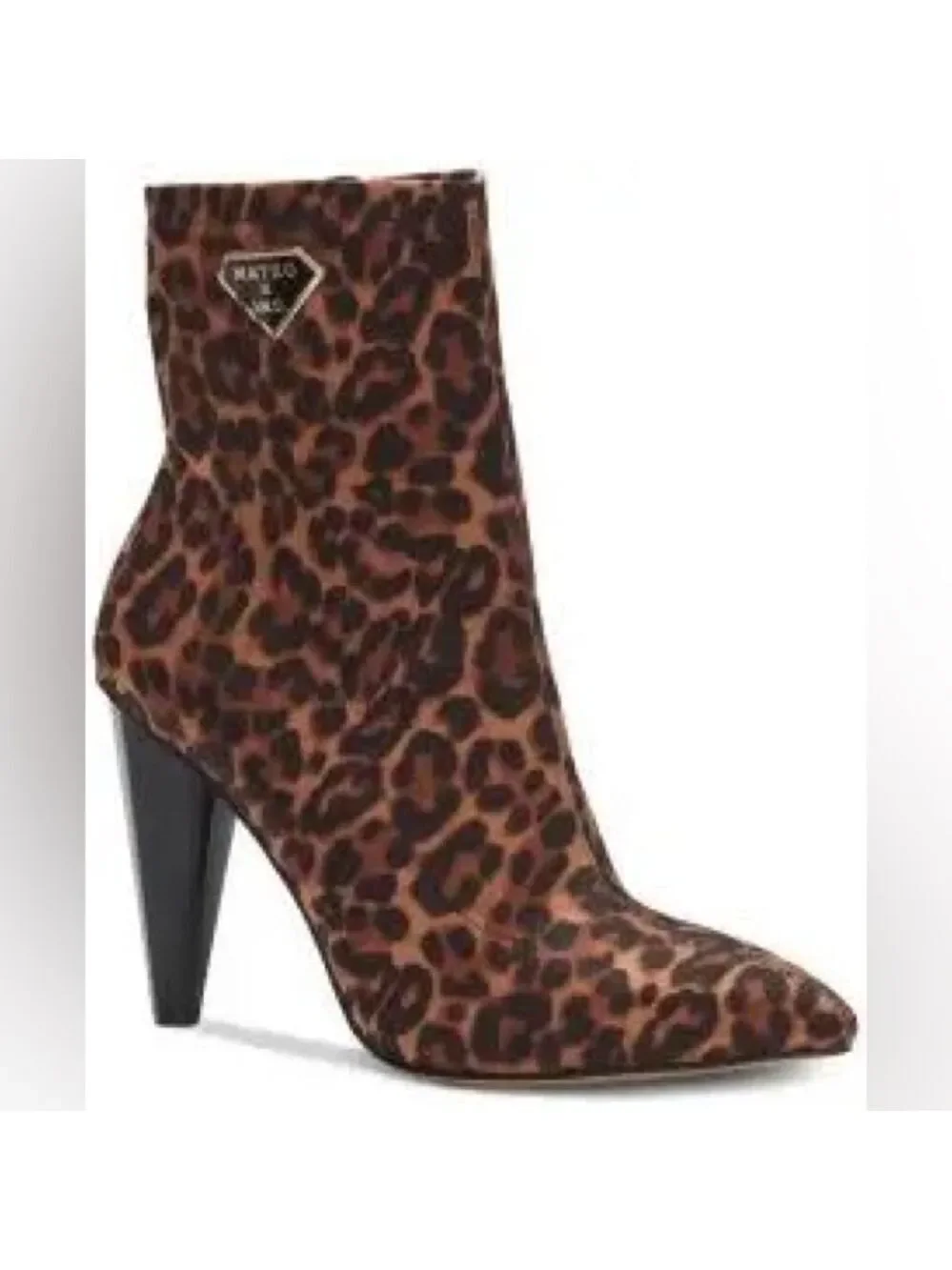 Inc Animal Print Stretch Luisa Ankle Boot